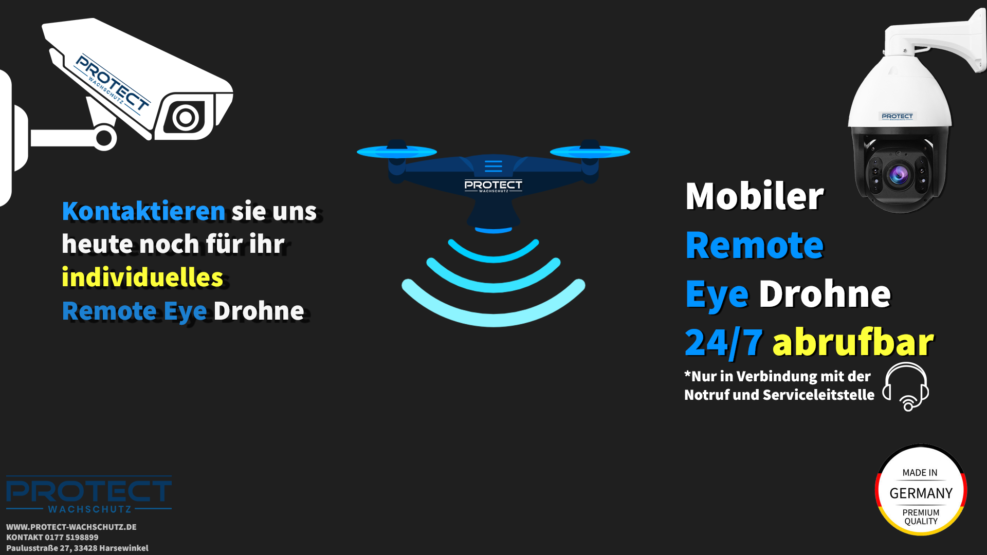 Protect Wachschutz Remote Eye Drohne